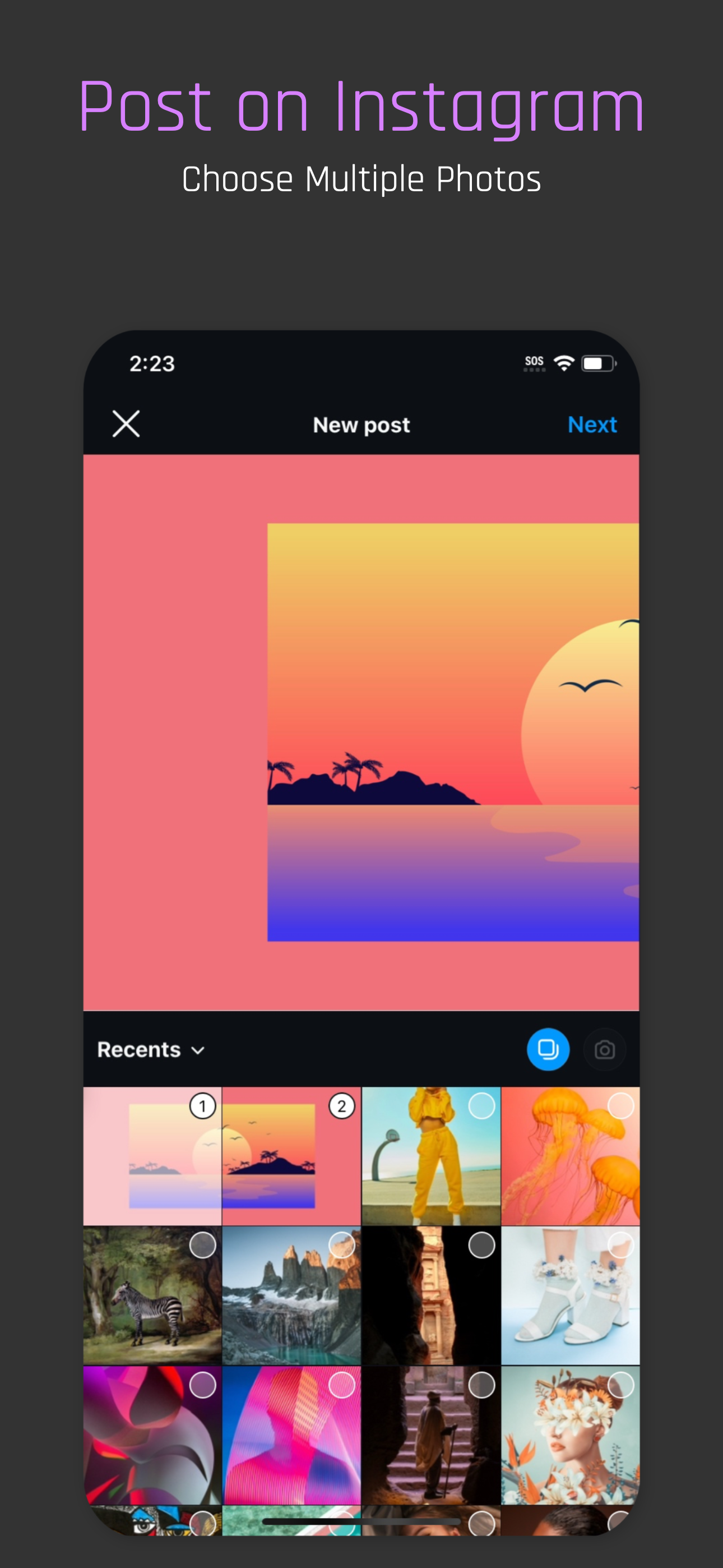 PanoraSplit for Instagram