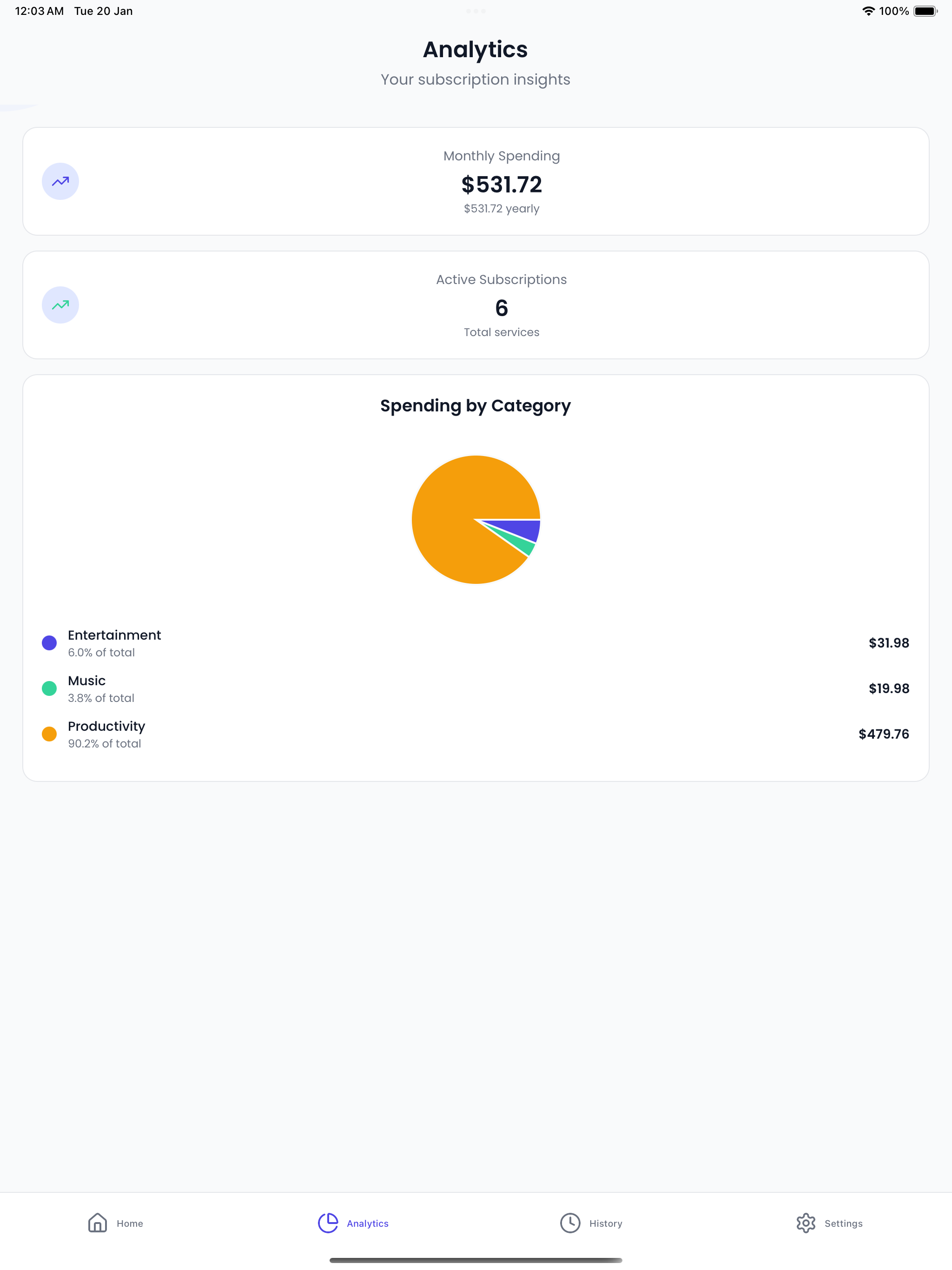 Trackly - Subscription Manager screenshot 9