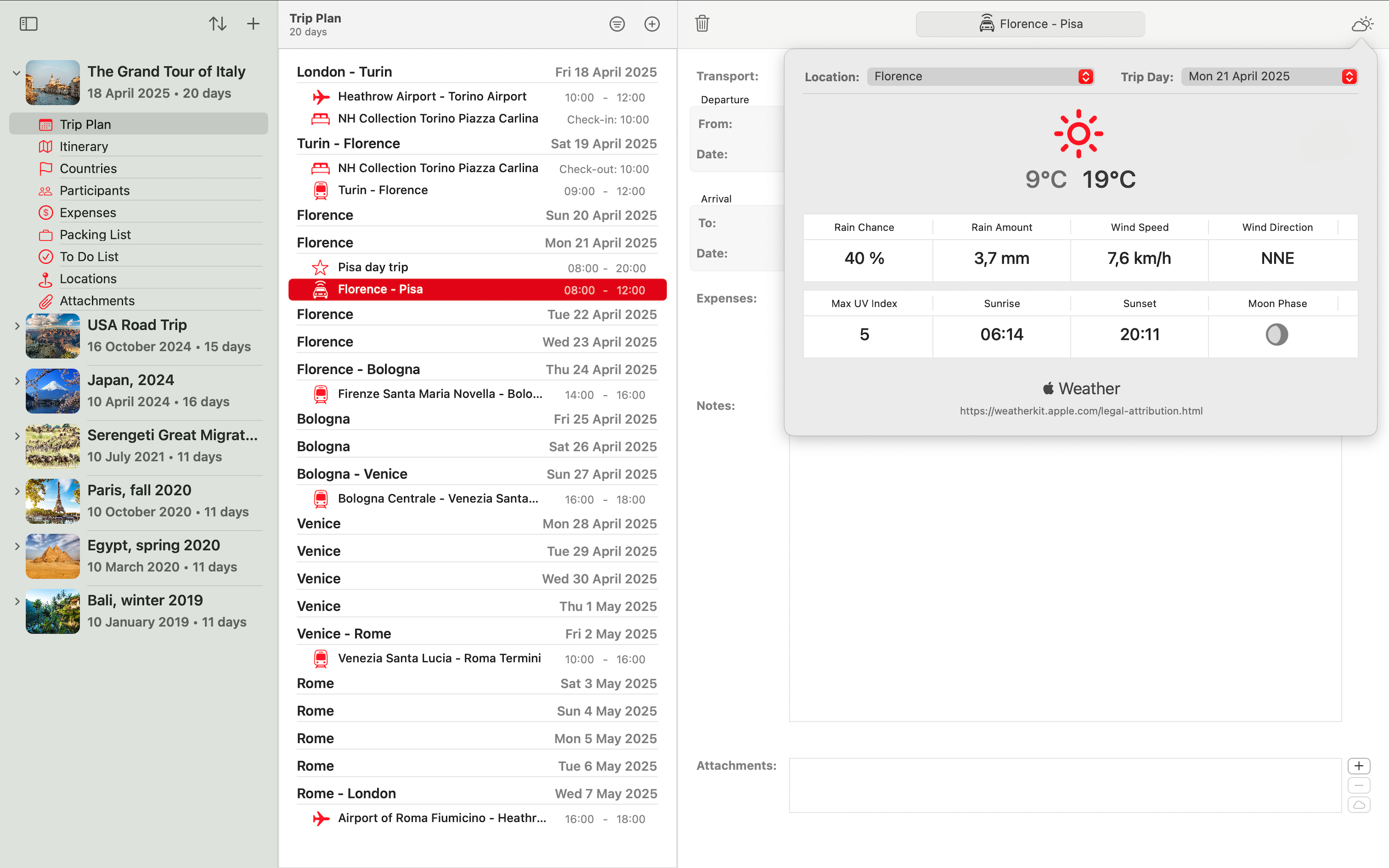 MyTravelsPlanner screenshot 25