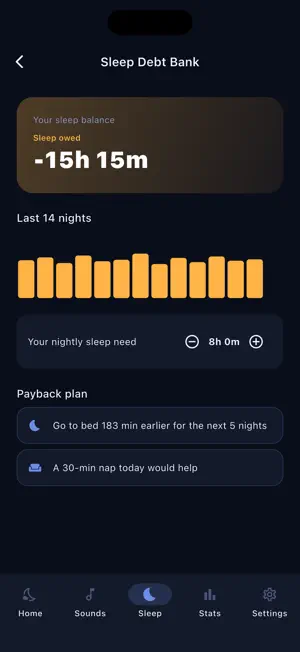 LunaRest - Sleep Sounds screenshot 4