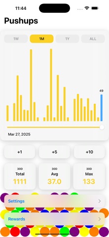 Pushups - Track Your Progress screenshot