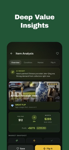 Thrift Pal - AI Profit Scanner iPhone screenshot
