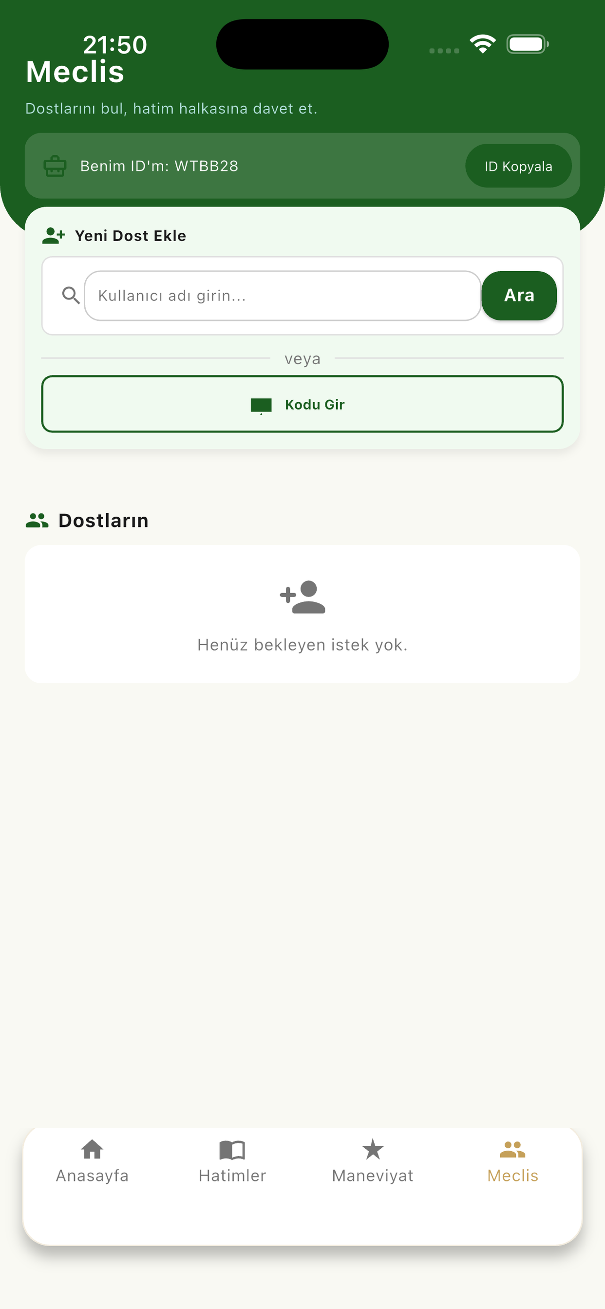 Hatim Halkası: Kur'an & Namaz