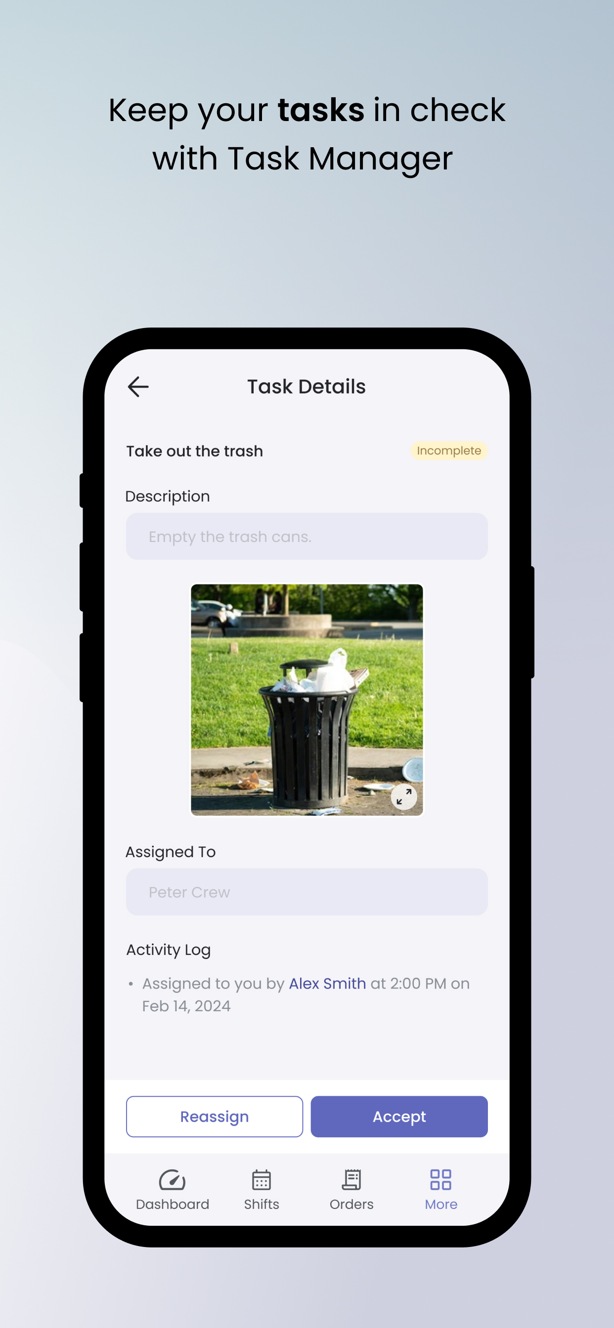 MoM-Manage on Mobile