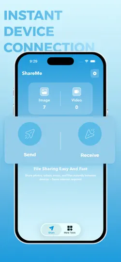 Скриншот ShareMe - Easy File Share на iPhone 1