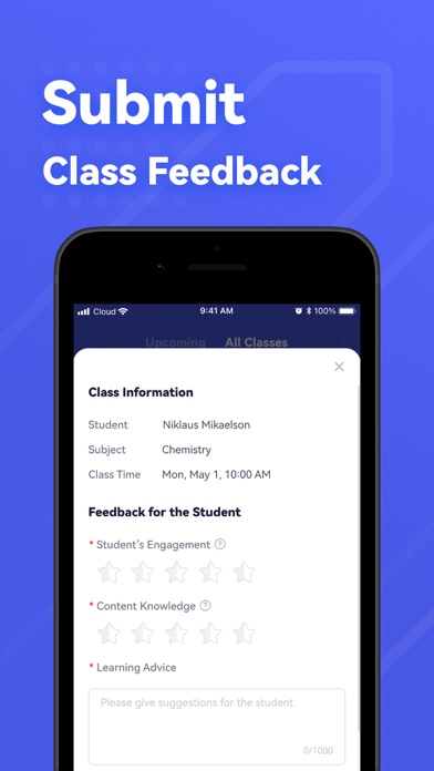 ClassUp - Teacher Screenshot