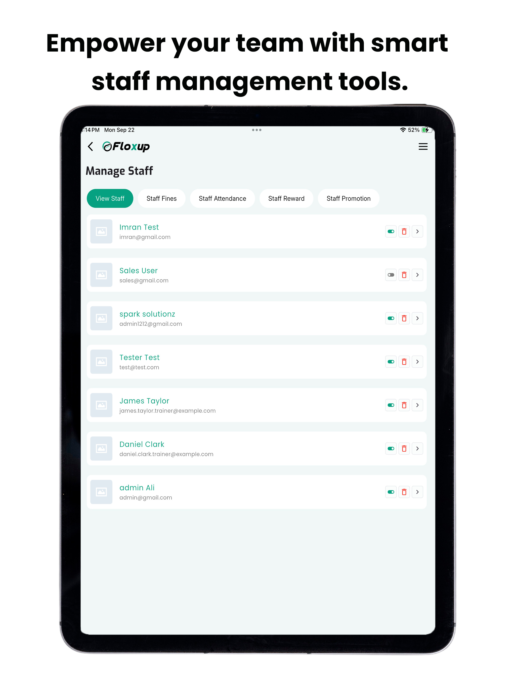 Floxup: Gym Management App