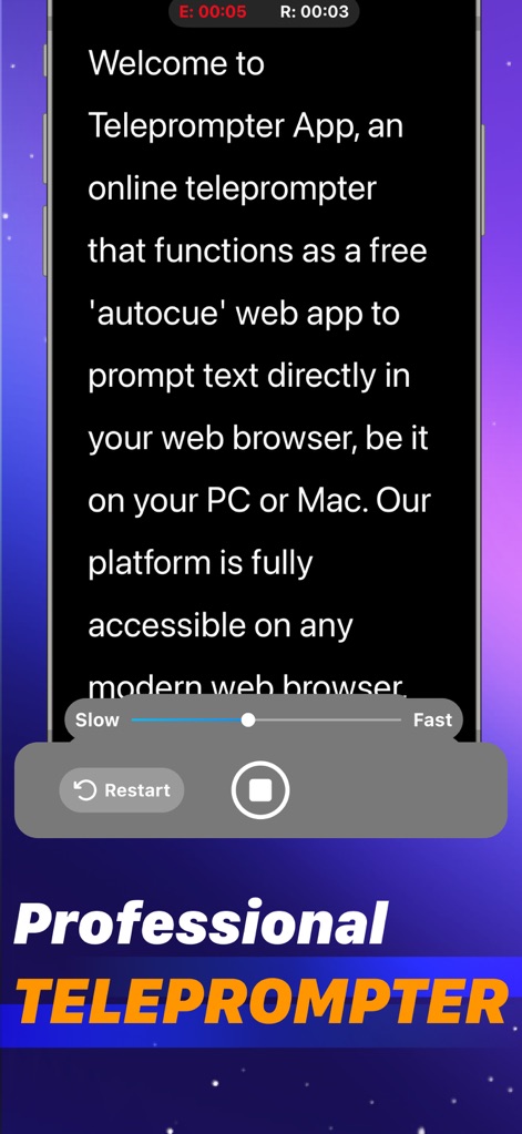 Teleprompter App - Productivity App | MWM