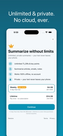 Brief: AI Summarizer Screenshot 2 of 2