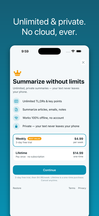 Brief: AI Summarizer Screenshot 2 of 2