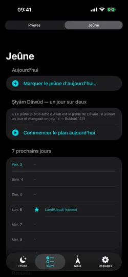 Captura de pantalla de Salat&Yaqeen en iPhone 6