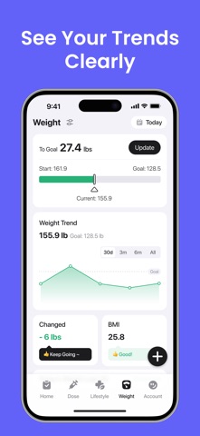 GlowBack: GLP-1 Tracker Screenshot 8 of 9