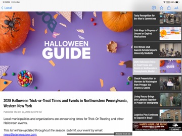 Erie News Now iPad screenshot