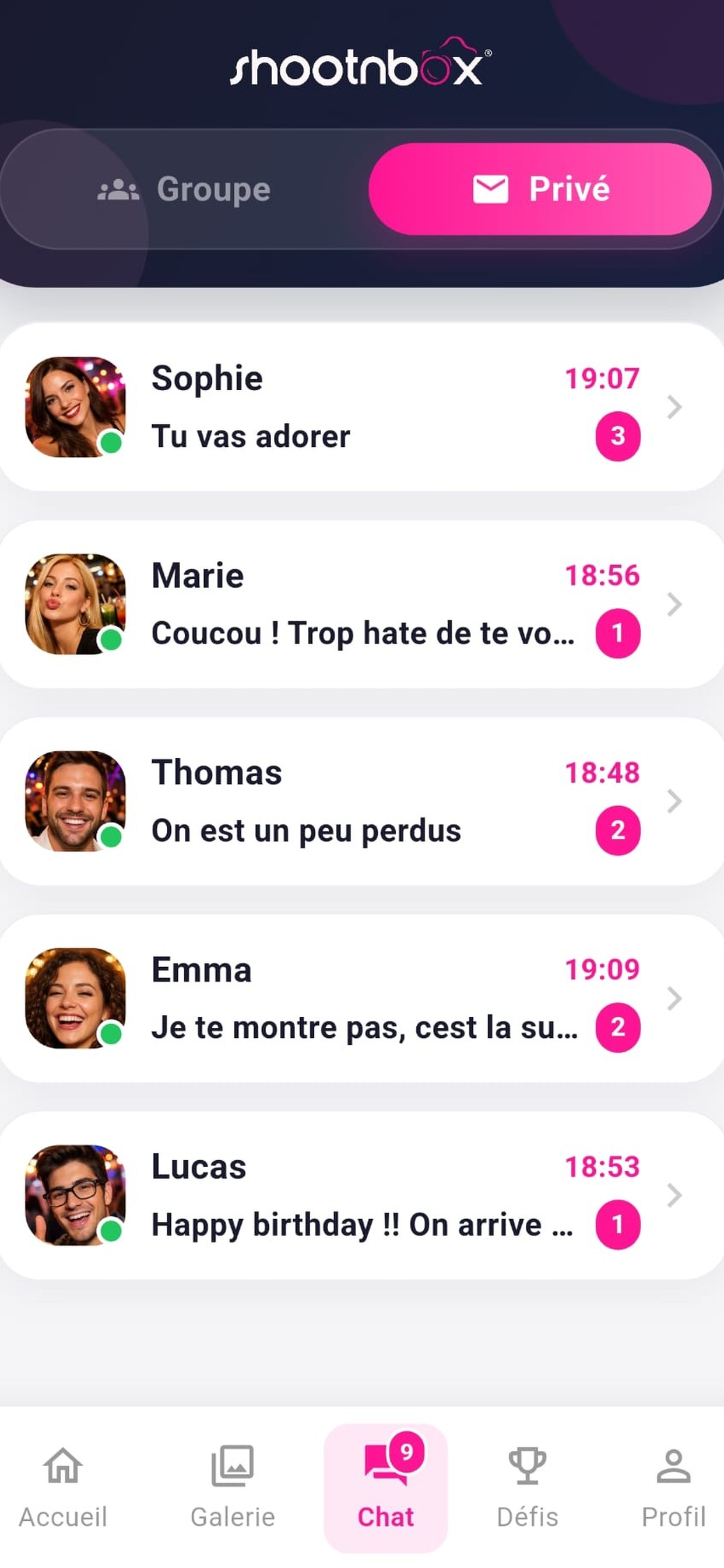 MyShootnbox screenshot 5