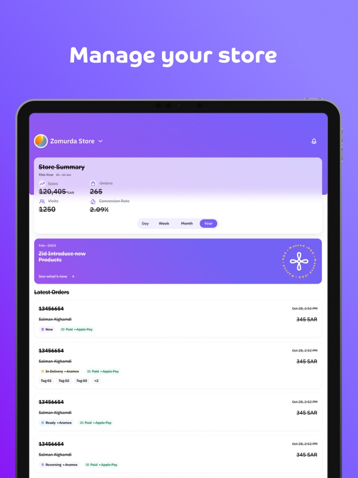 #1. Zid - Your Store on Your Phone (iOS) By: ZID HOLDING LTD