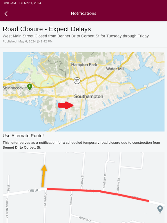 ShermanTexas iPad screenshot 3 - Utilities app