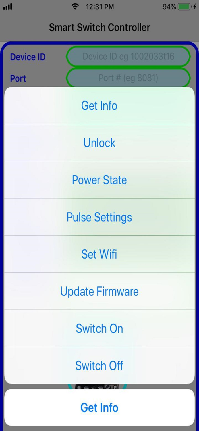 Smart Switch Control