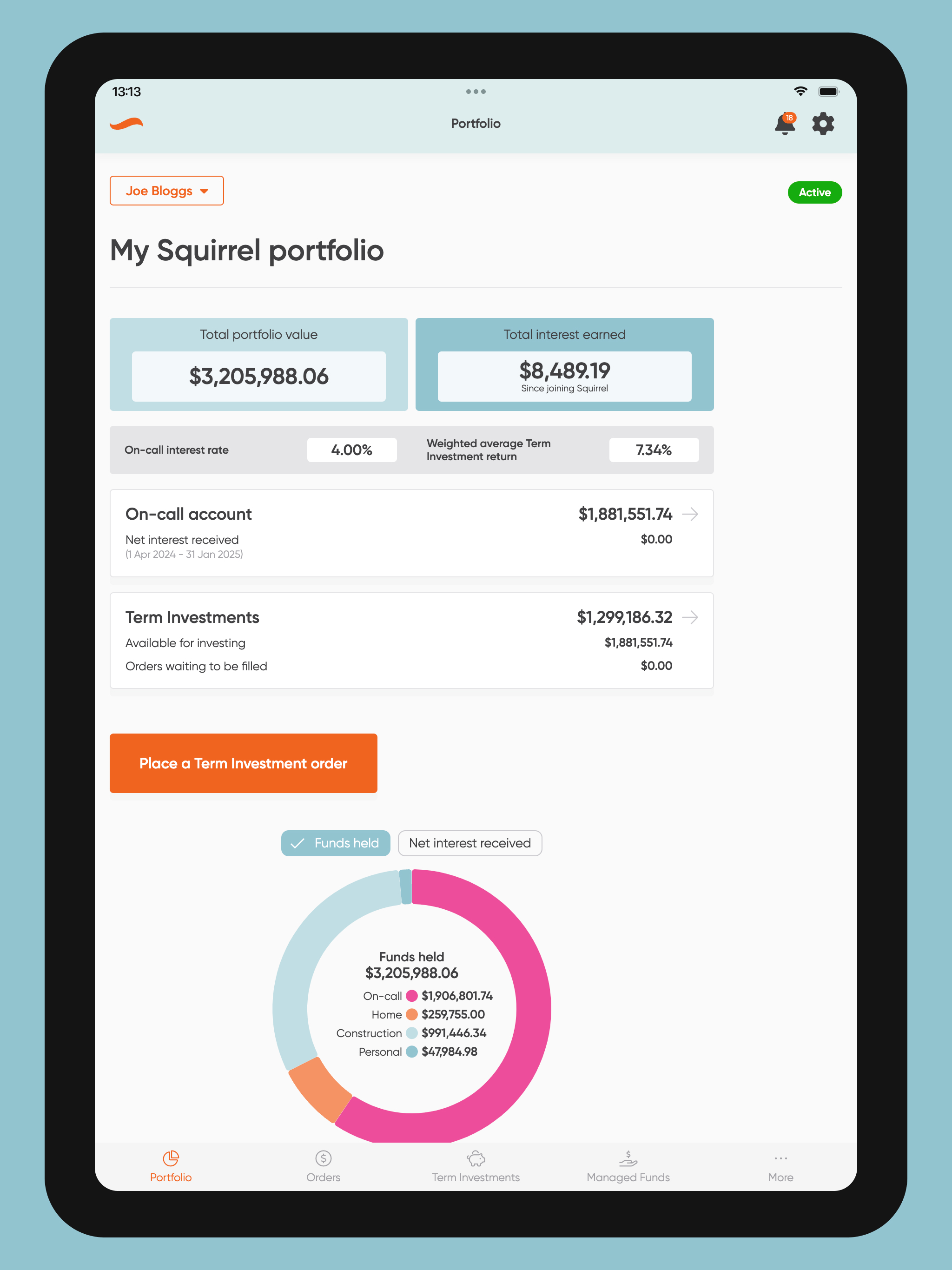 Squirrel Saving & Investing