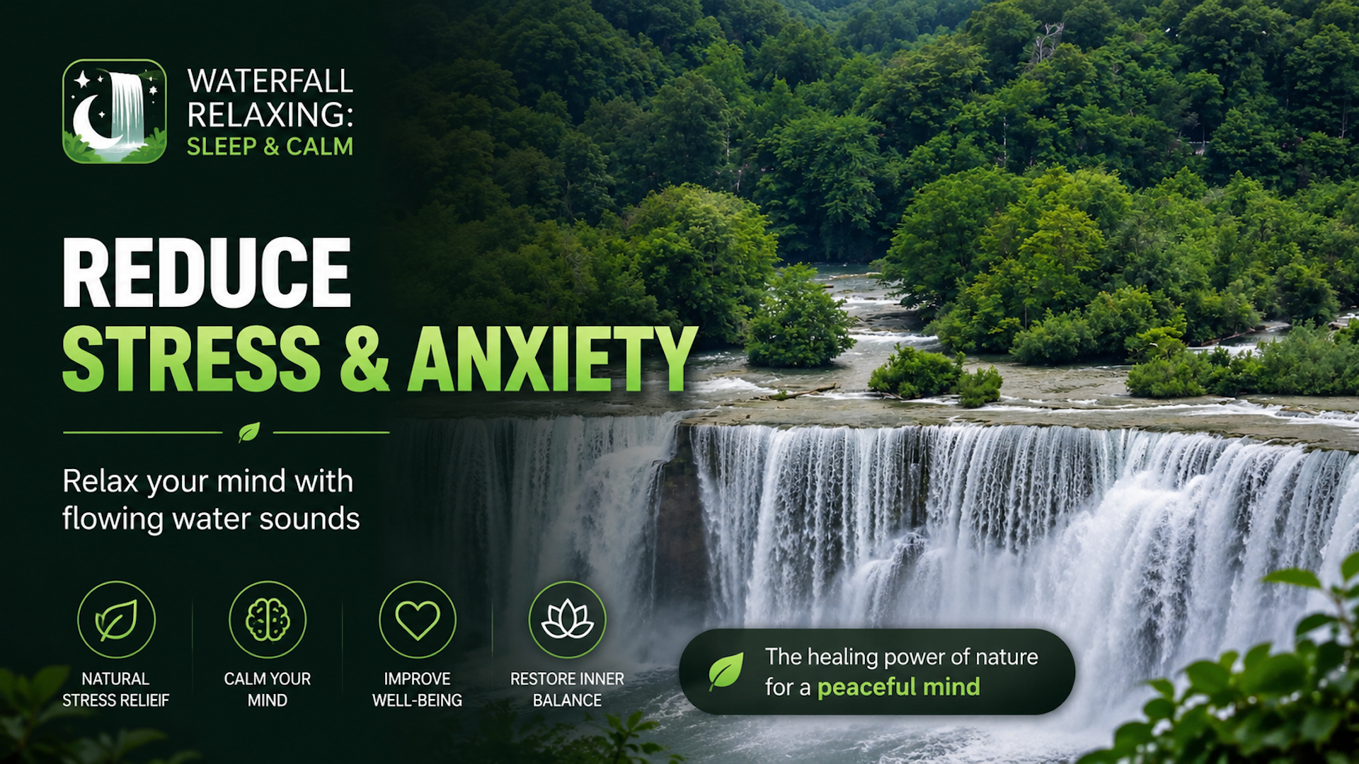 Waterfall Relaxing Sleep Calm screenshot 4