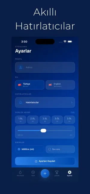 Premium Su - Günlük Su Takibi screenshot 4