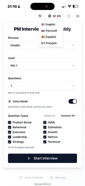 PM Mock Buddy screenshot 1