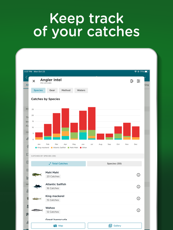 Fishing Spots - Fish Maps iPad screenshot 8 - Sports app