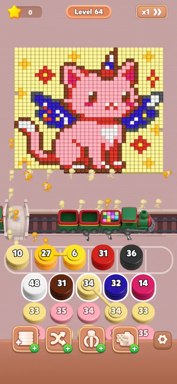 Pixel Traffic Jam - Color Sort 游戏截图