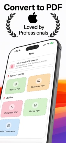 JPG, Photos to PDF Converter iPhone screenshot