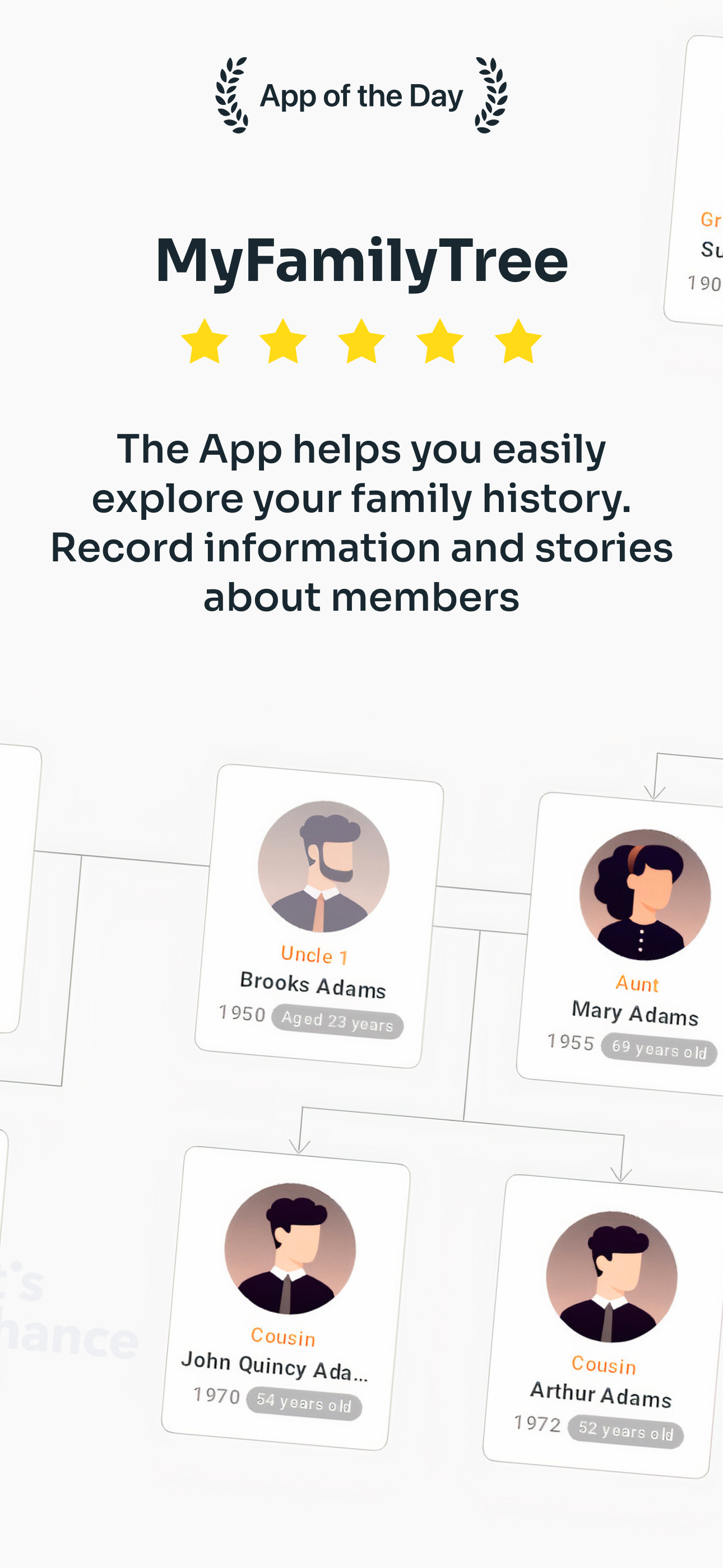 MyFamilyTree: Family History