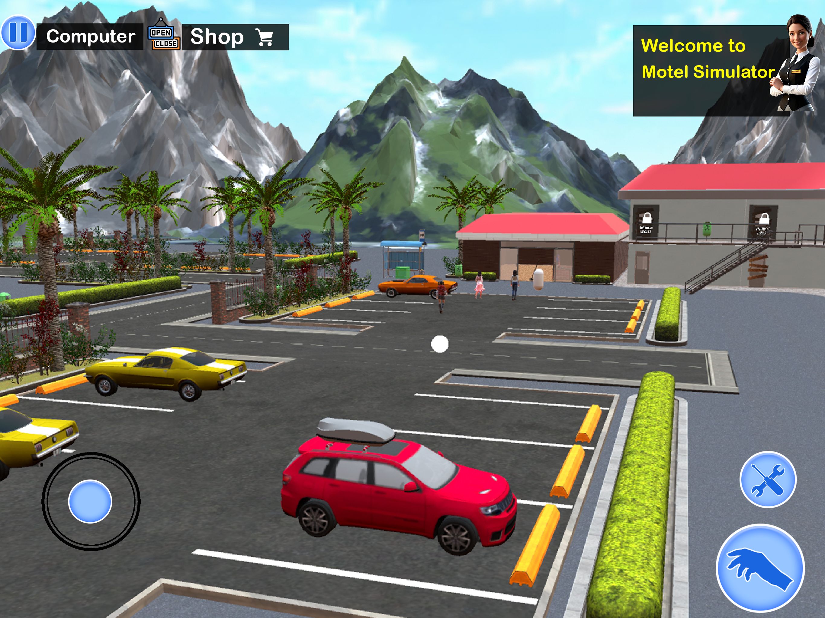Motel Manager Supermarket Game