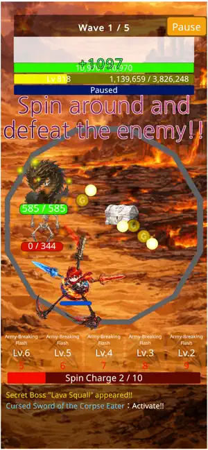 Spin Dungeon: All-Mob Gear RPG screenshot 4