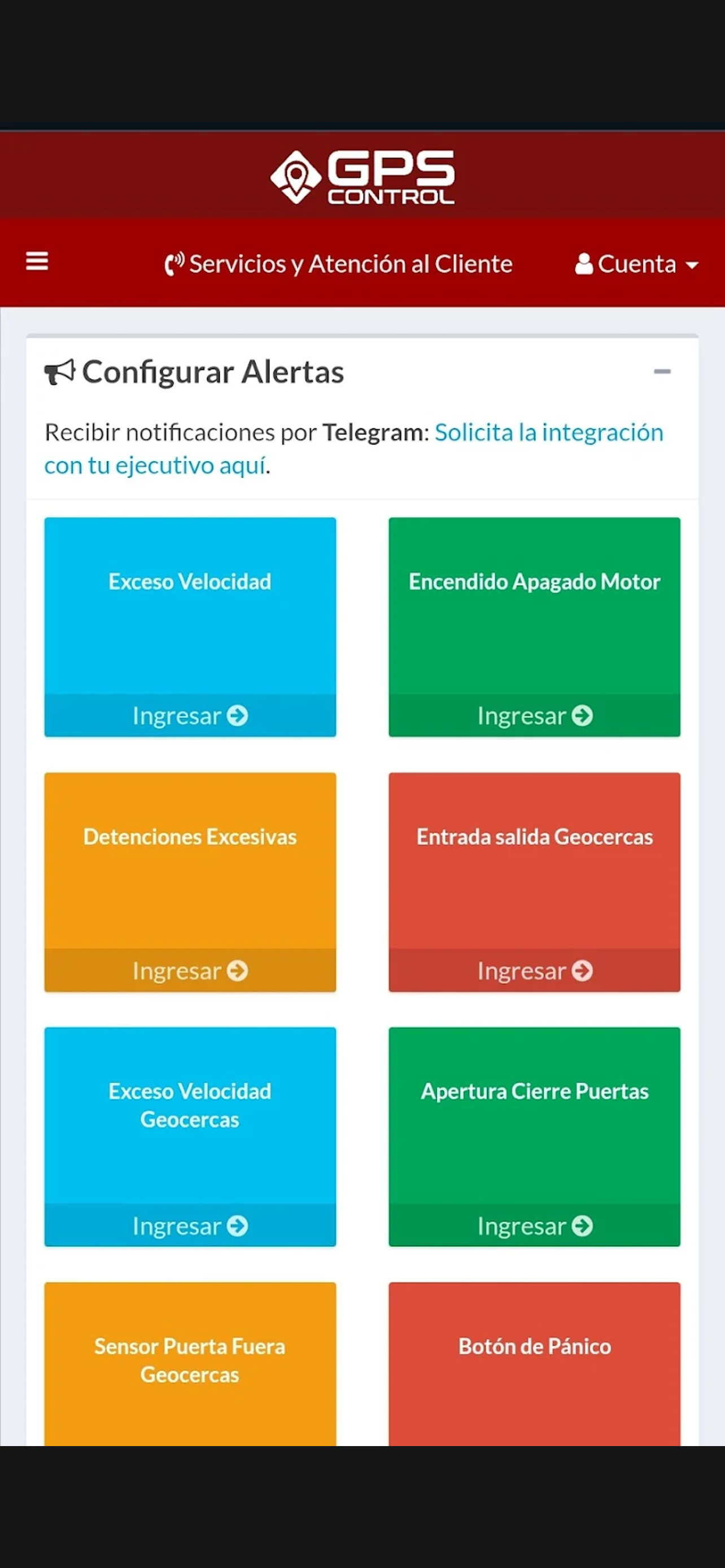 Panel Gpscontrol Perú
