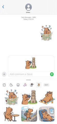 Funny Tourist Stickers screenshot