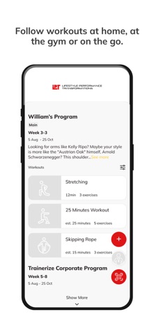 LIFESTYLE TRANSFORMATIONS Screenshot 3 of 6