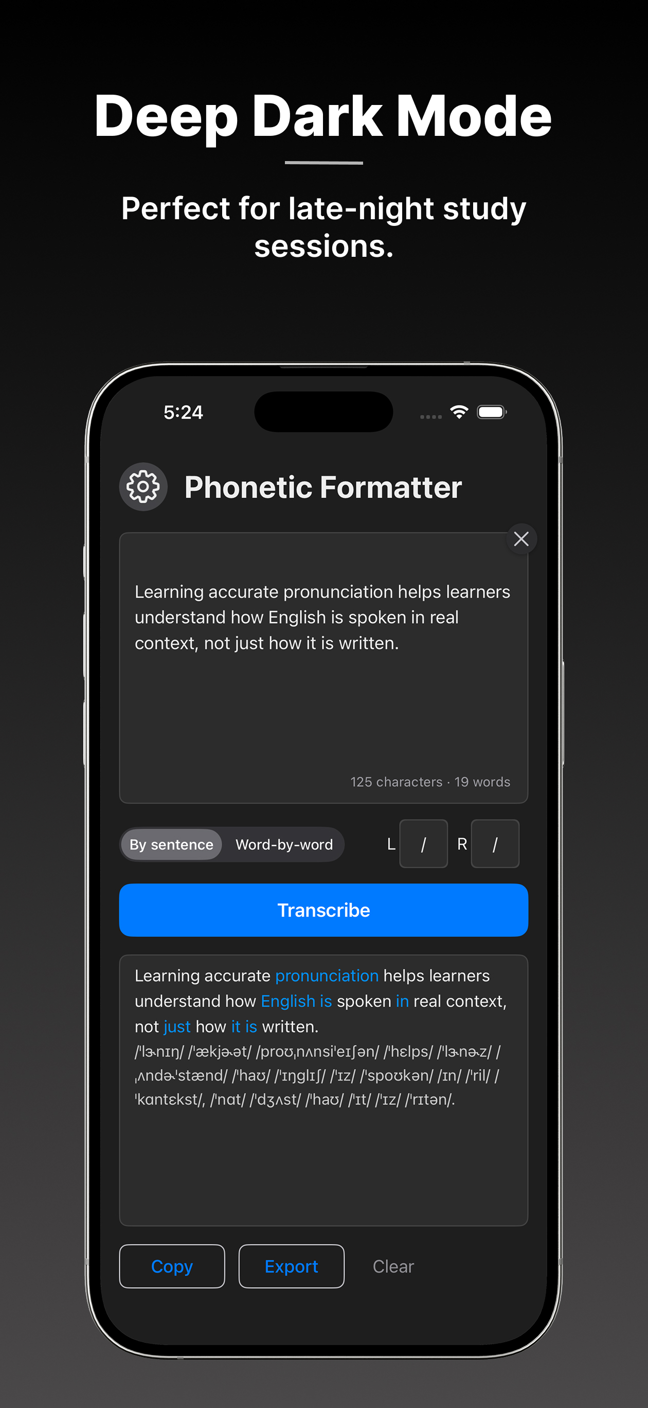 Phonetic Formatter: English