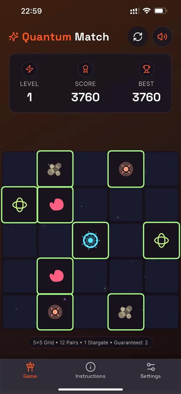 Screenshot #3 pour Quantum-Match