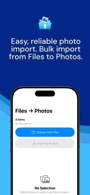 Files to Photos screenshot 1