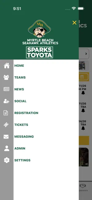Myrtle Beach Athletics screenshot 3