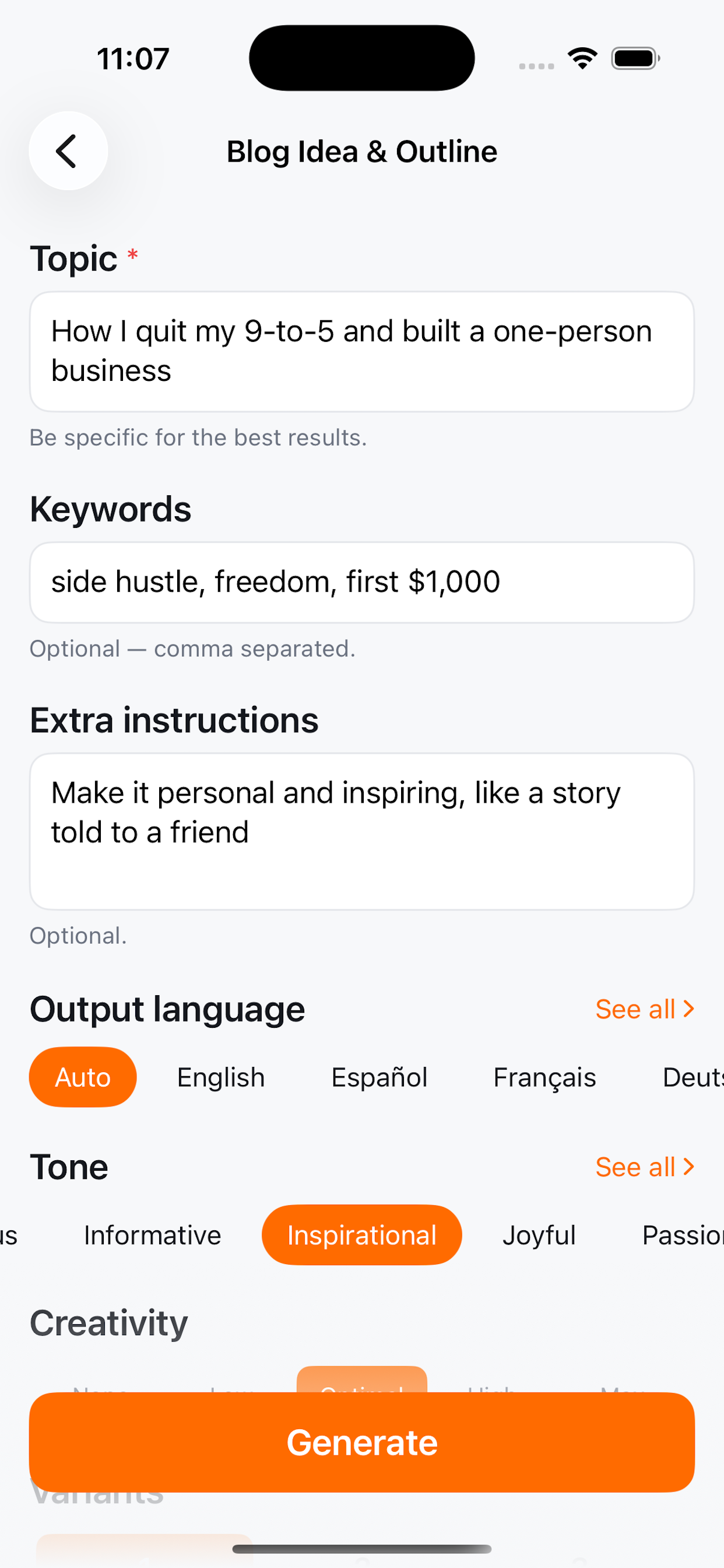 Rytr AI Text & Email Writer screenshot 4