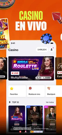 Captura de pantalla de Luckia Apuestas Y Casino en iPhone 3