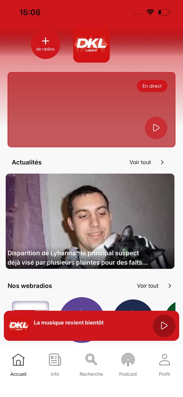 iPhone screenshot