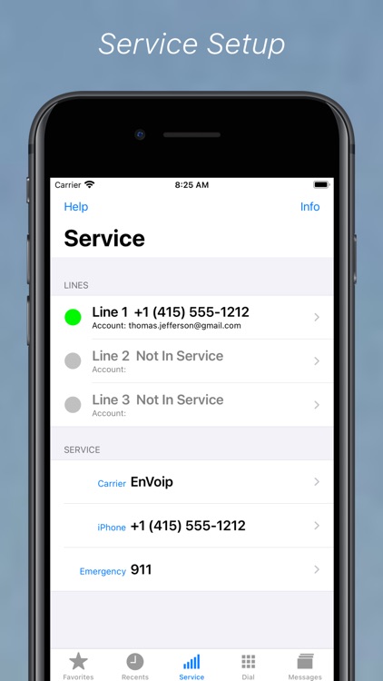 EnVoip Mobile Client