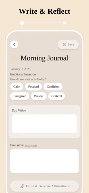 Affirmation Journal screenshot 2