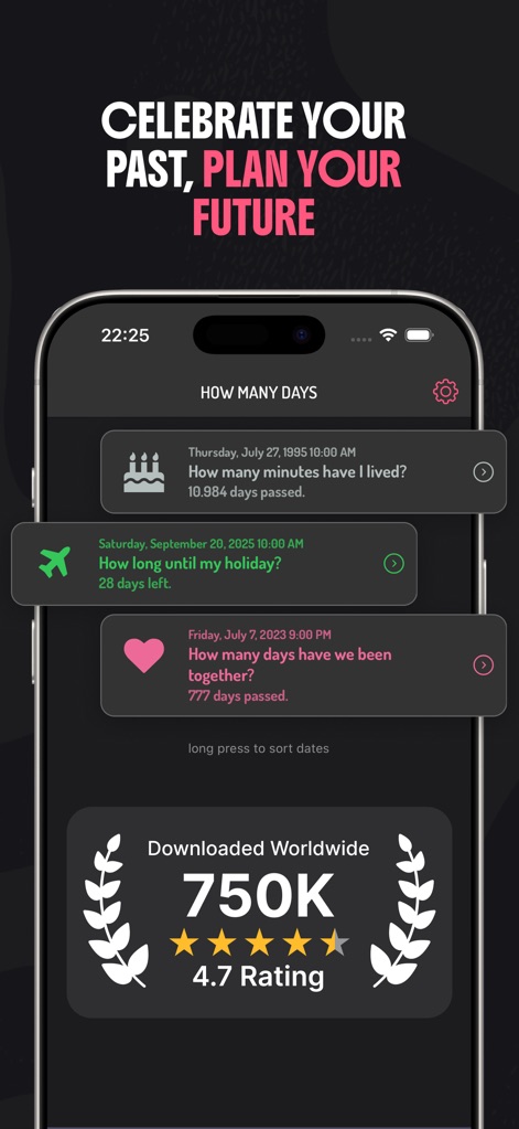 Day Counter - Countdown Widget - Lifestyle App | MWM