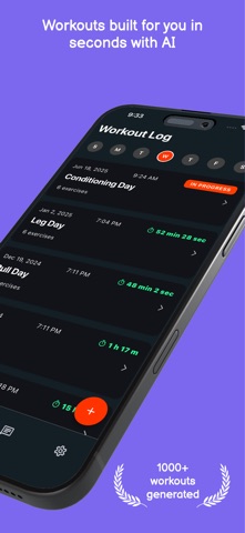 Pump AI: Workout Coach & Log Screenshot 2 of 5