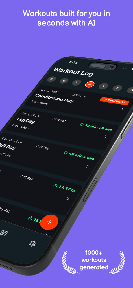 Pump AI: Workout Coach & Log screenshot 2