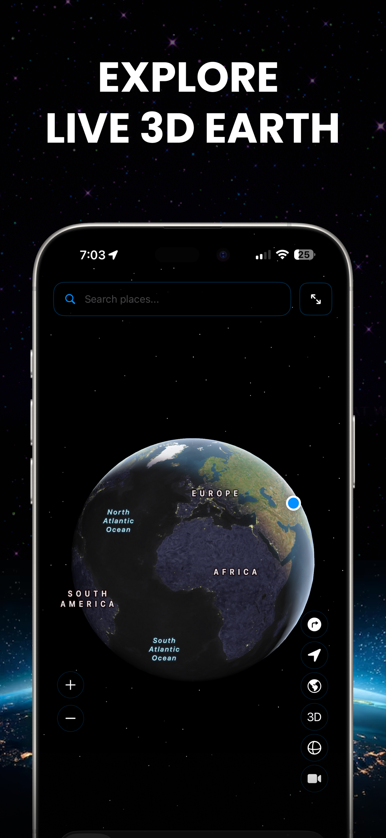 Globe 3D: Maps, Street & GPS screenshot 4