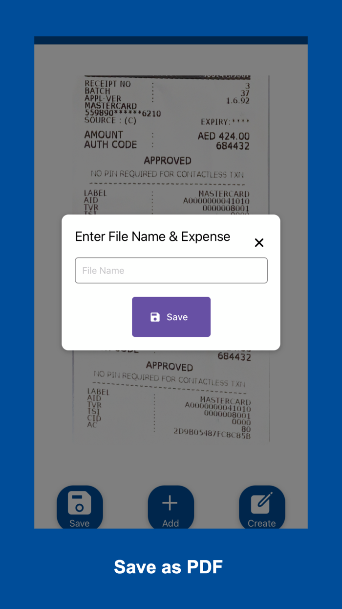Receipt  Expense Scanner