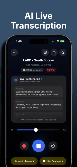 Police Scanner: Crime Radar iPhone screenshot 3