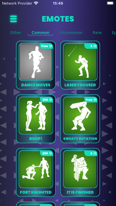 Items & Tracker from Fortnite Screenshot
